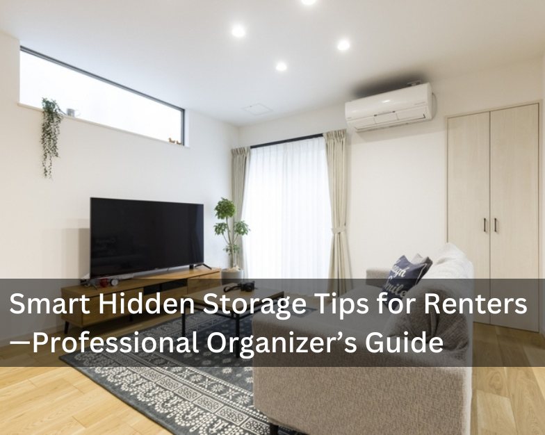 Smart Hidden Storage Tips for Renters—Professional Organizer’s Guide